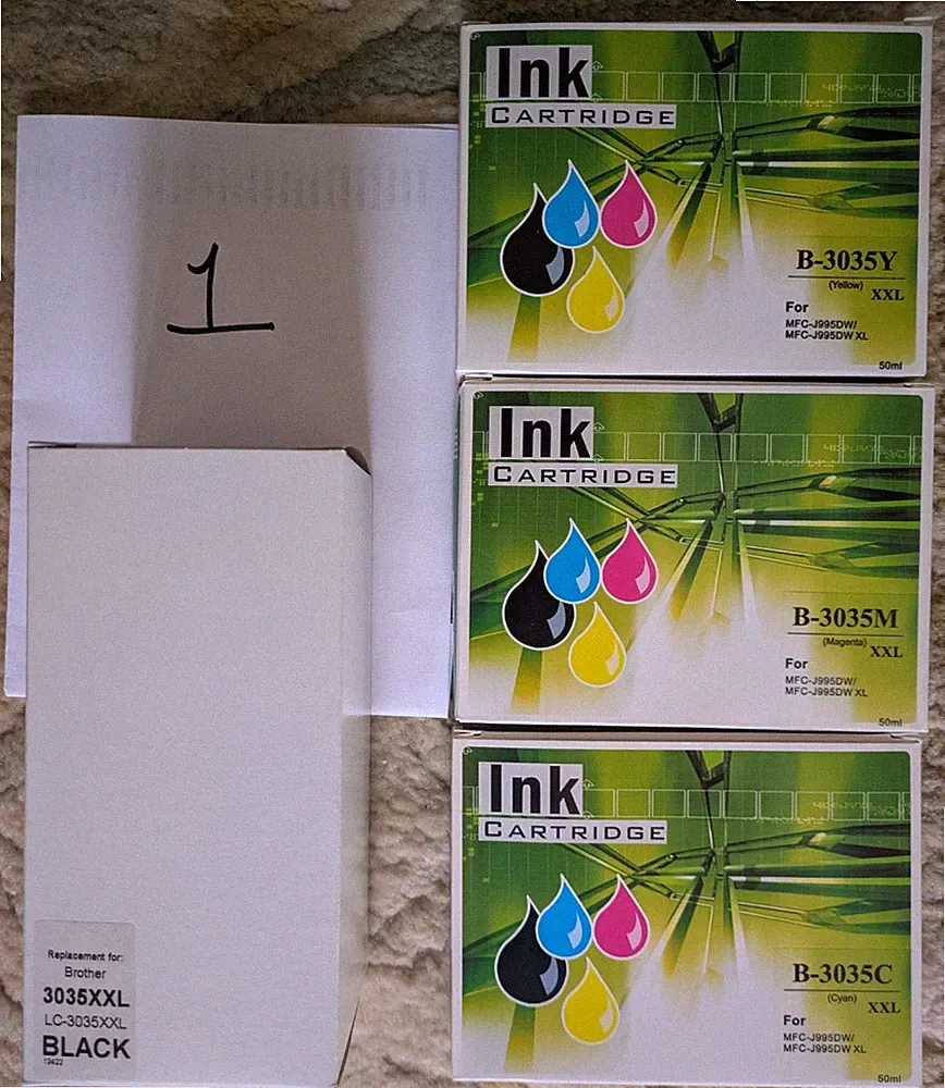 4PK For Brother LC3035 XXL Ultra High Yield INK NEW MFC-J995DW(XL) Exp 2024