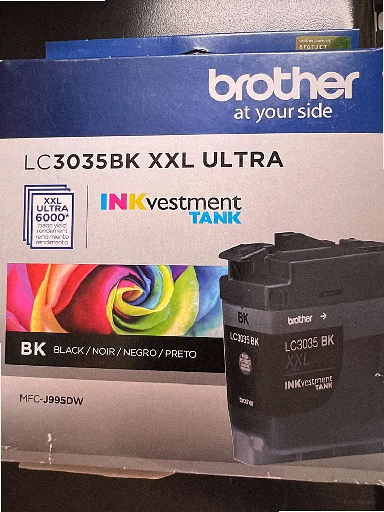 Brother LC3035BK Black Ultra High-Yield Ink Tank Cartridge 0911/OB