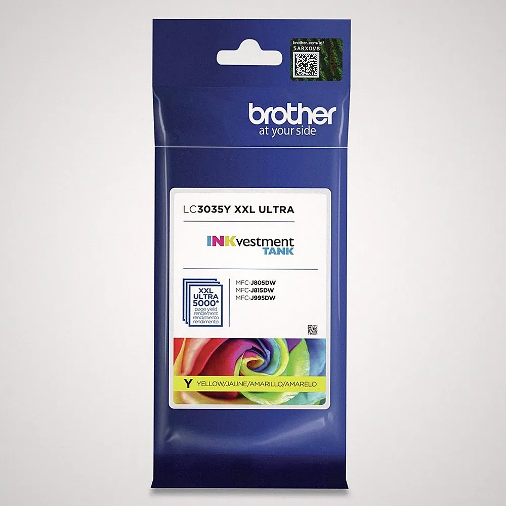 Brother LC3035Y 5000 Page-Yield INKvestment Ultra High-Yield Ink - Yellow New
