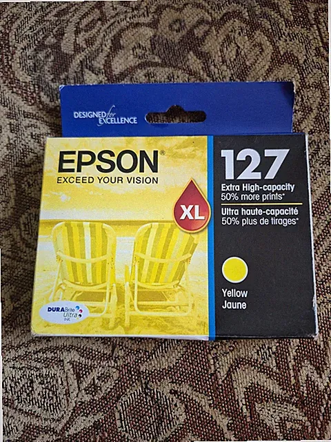 Epson 127 XL Yellow Ink DURABrite Ultra Extra High Capacity