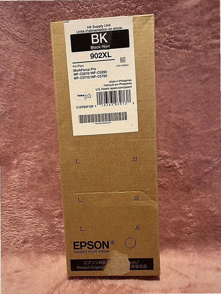 Epson DURABrite Ultra T902XL Original Ink Cartridge - Black Date: May 2030