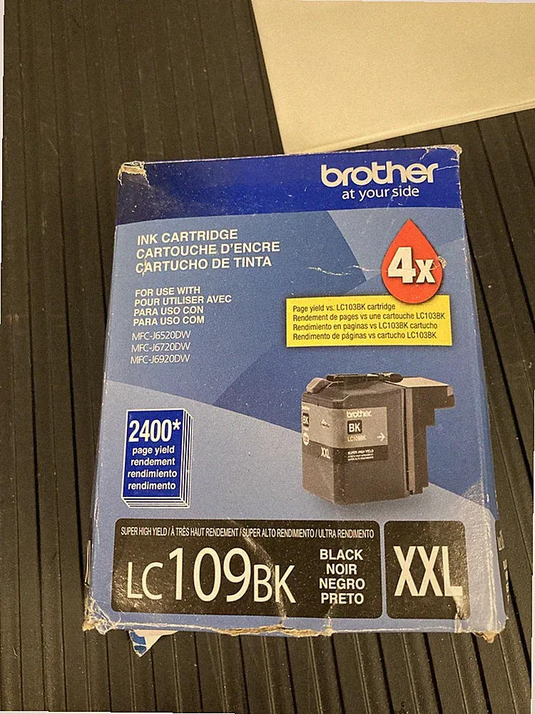 NEW Brother® LC109 Black Super-High-Yield Ink Cartridge, BRTLC109BK XXL