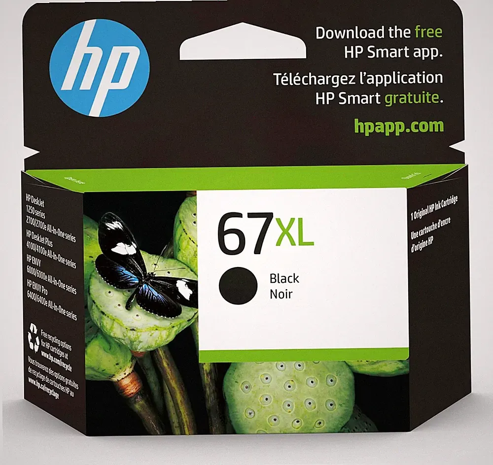 Original Ink Cartridge – Genuine OEM Printer Ink, Black Text & Photos