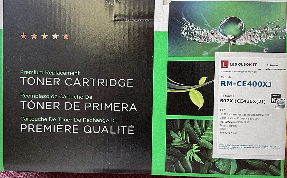 Toner Cartridge High Yield Black BRAND NEW